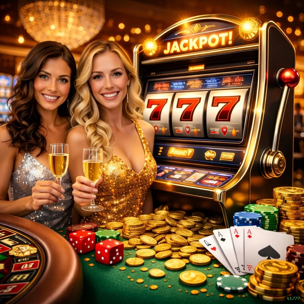 Jogos de Mesa Premium tt777 - Blackjack, Roleta, Baccarat